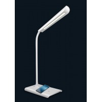 Led desk lamp with wireless charging