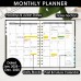 Ymumuda 2025 Planner, 12-Month Daily Weekly Monthly Planner from JAN.2025 to DEC.2025, 8.4" X 6", Spiral Planner Notebook with Stickers, Elastic Closure, Inner Pocket - Skull Queen