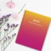 Ymumuda 2025 Planner Weekly Monthly, JAN.2025 to DEC.2025, 12 Months, 8.5" X 11", 2025 Large Monthly Calendar Planner with Spiral Bound, Excellent for School Office Supplies, Orange Pink