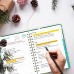 Ymumuda 2025 Planner, 12-Month Daily Weekly Monthly Planner from JAN.2025 to DEC.2025, 8.4" X 6", Spiral Planner Notebook with Stickers, Elastic Closure, Inner Pocket - Christmas