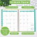 Ymumuda 2025-2026 Monthly Planner - 2 Year Monthly Planner, JAN.2025 to DEC.2026, 8.5" x 11", Large Planner with Spiral Bound, 24 Coated Tabs, Perfect for School & Office Schedule, Gradient Green