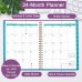 Ymumuda 2025 Planner - Monthly Planner 2025-2026, JAN.2025 to DEC.2026, 8.5" x 11", Large Planner with Spiral Bound, Perfect for School & Office Schedule, Blue & Purple