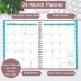 Ymumuda 2025-2026 Monthly Planner - 2 Year Monthly Planner, JAN.2025 to DEC.2026, 8.5" x 11", Large Planner with Spiral Bound, 24 Coated Tabs, Perfect for School & Office Schedule, Rose Gold