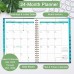 Ymumuda 2025-2026 Monthly Planner - 2 Year Monthly Planner, JAN.2025 to DEC.2026, 8.5" x 11", Large Planner with Spiral Bound, 24 Coated Tabs, Perfect for School & Office Schedule, Black Green