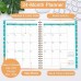 Ymumuda 2025-2026 Monthly Planner - 2 Year Monthly Planner, JAN.2025 to DEC.2026, 8.5" x 11", Large Planner with Spiral Bound, 24 Coated Tabs, Perfect for School & Office Schedule, Orange