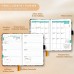 Ymumuda 2025 Pocket Planner, Weekly Monthly Planner 2025, JAN.2025to DEC.2025, 6.4ﾗ4", Mini Size for Purse, Easy to Carry, Professional Tight Binding, Small Academic Planner for Women/Girls