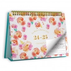 Small Desk Calendar 2025 - Standing 2025 Desk Calendar, OCT. 2024 - DEC. 2025, 8" x 6", Monthly Flip Desktop Calendar with To Do List, Your Personal Desk Calendar Planner for Home Office