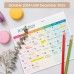 Magnetic Calendar for Refrigerator - 2025 Calendar Fridge Magnet from Oct. 2024 to Dec. 2025, Large Size (13" x 11"), 15 Months Wall Calendar for Easy Planning & Enhanced Efficiency