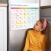 Magnetic Calendar for Refrigerator - 2025 Calendar Fridge Magnet from Oct. 2024 to Dec. 2025, Large Size (13" x 11"), 15 Months Wall Calendar for Easy Planning & Enhanced Efficiency