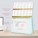 Small Desk Calendar 2025 - Standing 2025 Desk Calendar, OCT. 2024 - DEC. 2025, 8" x 6", Monthly Flip Desktop Calendar with To Do List, Your Personal Desk Calendar Planner for Home Office