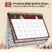 Small Desk Calendar 2025 - Standing 2025 Desk Calendar, JAN. 2025 - DEC. 2025, 8" x 6", Monthly Flip Desktop Calendar with To Do List, Your Personal Desk Calendar Planner for Home Office