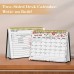 Small Desk Calendar 2025 - Standing 2025 Desk Calendar, OCT. 2024 - DEC. 2025, 8" x 6", Monthly Flip Desktop Calendar with To Do List, Your Personal Desk Calendar Planner for Home Office